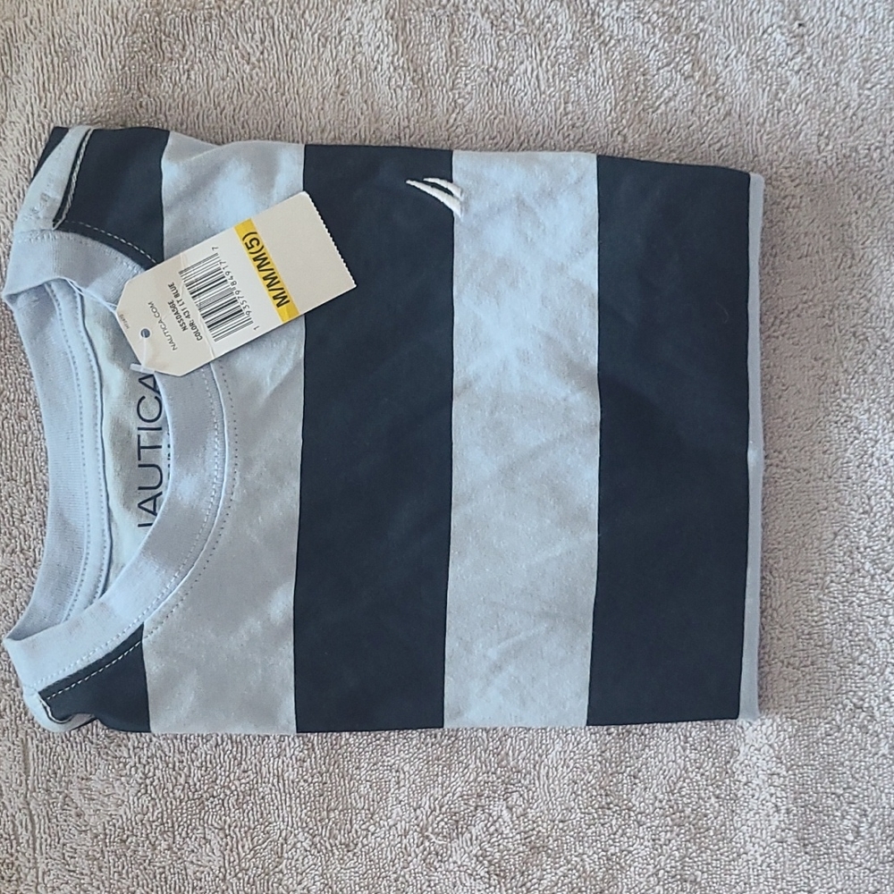 Nautica size 5 - Navy & light blue tshirt, NWT